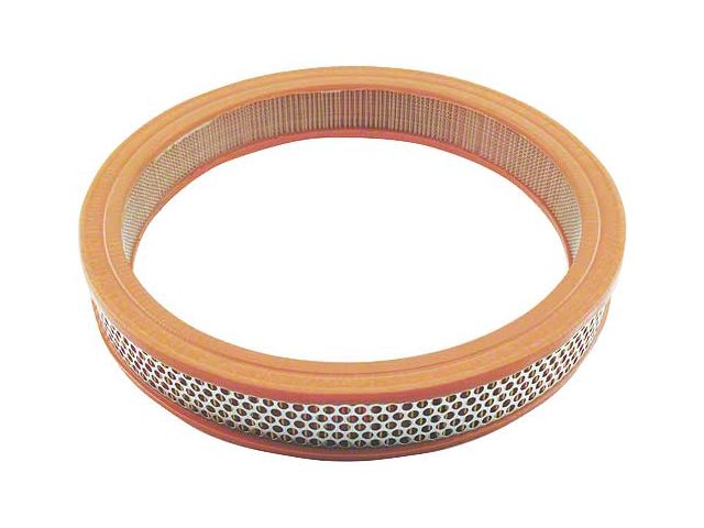 Air Cleaner Element - Exact Reproduction Of Original Correct - Orange Color With Original Style Round Hole Metal Screen