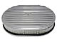 Air Cleaner,Full Finned Polished Oval, 12