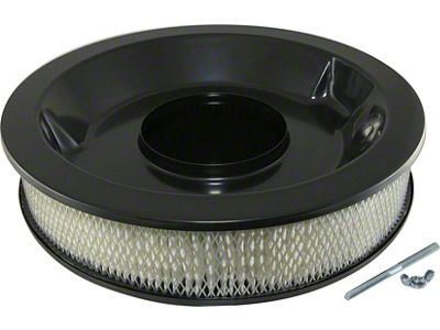 Air Cleaner Set, Round, Black - 14 X 3