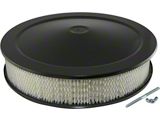 Air Cleaner Set, Round, Black - 14 X 3 (55-57 Chevy Bel Air; 55-57 Chevy 150; 55-57 Chevy 210; 55-57 Chevy Nomad)