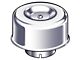 Air Cleaner - Smooth Style - Chrome - 2-5/8 Throat - Fits 2Barrel Carb (Will fit Holley 94, Stromberg 97 & others)
