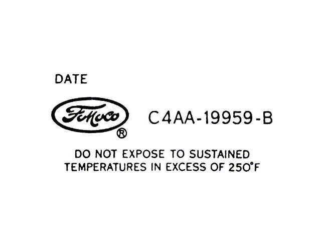 Air Conditioning Dryer Decal - Mercury