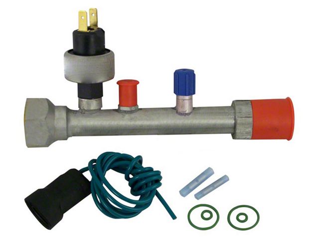 Air Conditioning POA Valve Upgrade, With R134 Refrigerant Fitting, 1976-1979 (After 1/12/76)