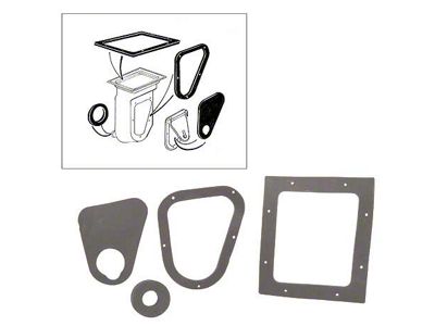 Air Vent Inlet Duct Seal Kit- 66-77 Bronco