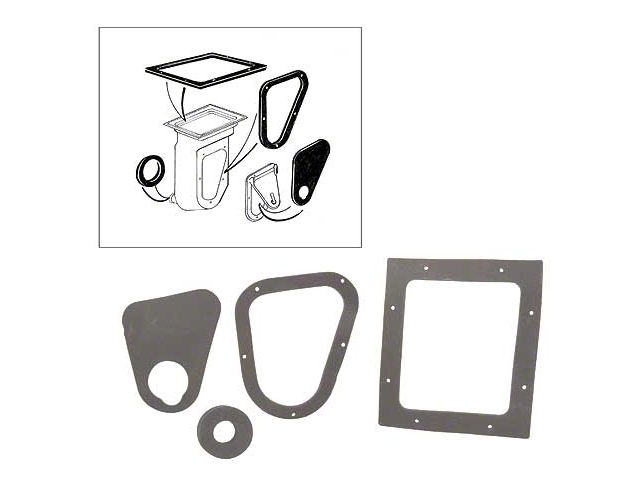 Air Vent Inlet Duct Seal Kit- 66-77 Bronco