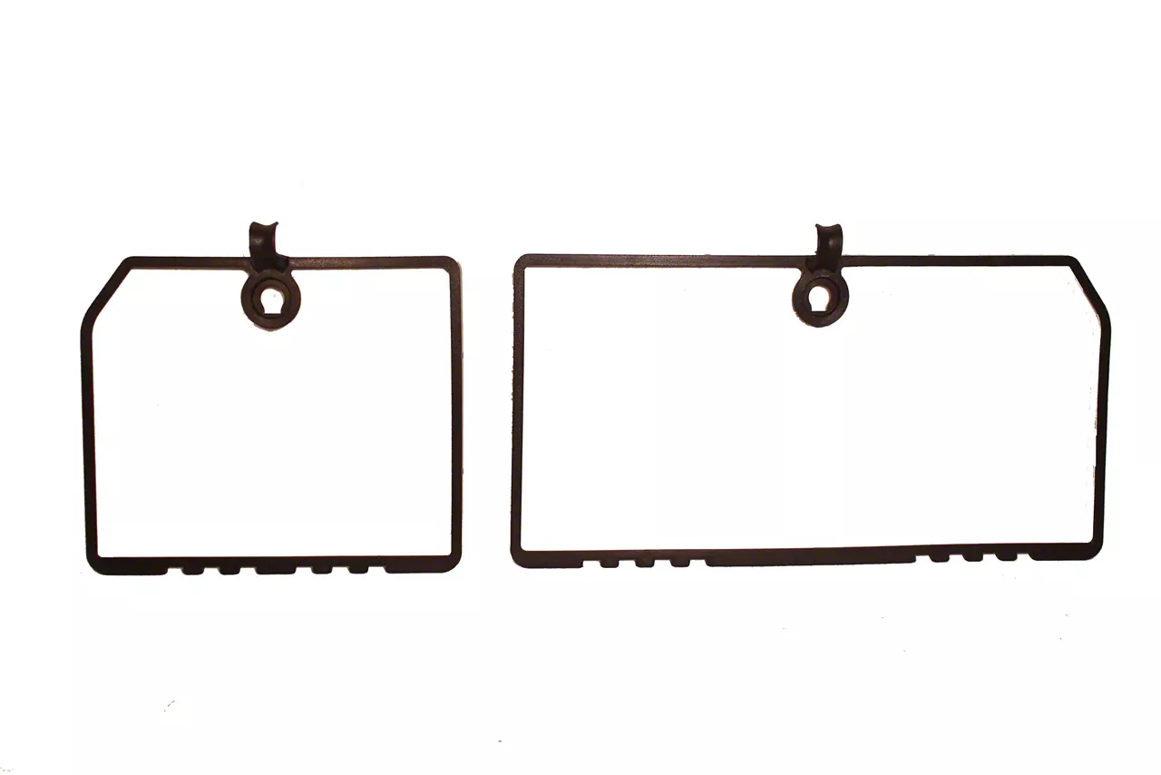 Ecklers Rear Storage Compartment Bezels (68-79 Corvette C3)