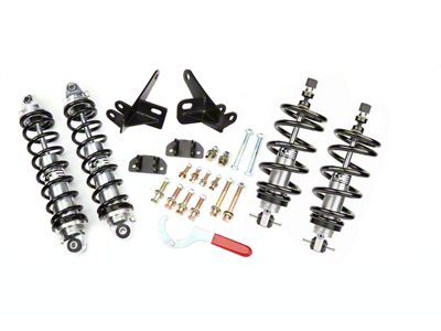 Aldan American Track Comp Series Double Adjustable Front and Rear Coil-Over Kit; 450 lb. Spring Rate (78-83 Small Block V8 Malibu)