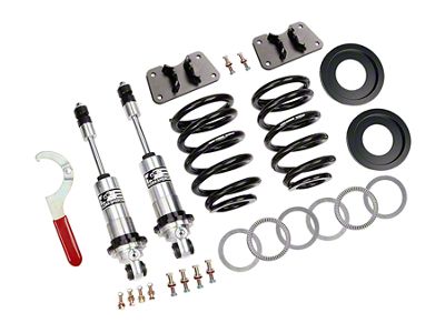 Aldan American Road Comp Series Single Adjustable Front Coil-Over Kit; 450 lb. Spring Rate (61-62 Small Block V8 Thunderbird)