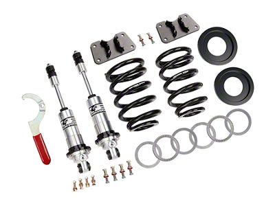 Aldan American Road Comp Series Single Adjustable Front Coil-Over Kit; 450 lb. Spring Rate (61-63 Small Block V8 Thunderbird)