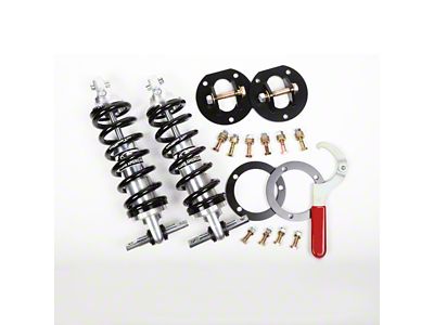 Aldan American Track Comp Series Double Adjustable Front Coil-Over Kit; 550 lb. Spring Rate (64-73 Big Block V8 Mustang)