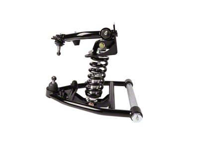 Aldan American Double Adjustable Front Coil-Over Conversion Kit with Control Arms; 650 lb. Spring Rate (63-87 Small Block V8 C10, C15 w/ 73-87 Style Spindles)