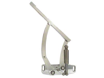 All American Billet Hood Hinges; Polished (65-67 El Camino)