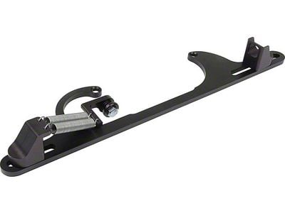 Allstar Performance Throttle Bracket for Holley Carbs and GM Throttle Cable; Black (Universal; Some Adaptation May Be Required)