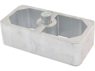 Allstar Performance Aluminum Lowering Block for Leaf Springs; 2-Inch (Universal; Some Adaptation May Be Required)