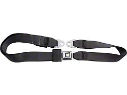 Allstar Performance 2-Point Seat Belt; Non-Retractable; Charcoal (Universal; Some Adaptation May Be Required)