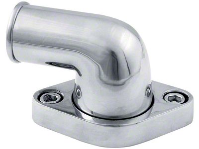 Allstar Performance 90-Degreen Swivel Water Neck with O-Ring; Polished (Universal; Some Adaptation May Be Required)
