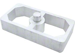 Allstar Performance Aluminum Lowering Block for Leaf Springs; 1-Inch (Universal; Some Adaptation May Be Required)