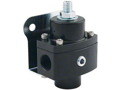 Allstar Performance Fuel Pressure Regulator; Black (Universal; Some Adaptation May Be Required)