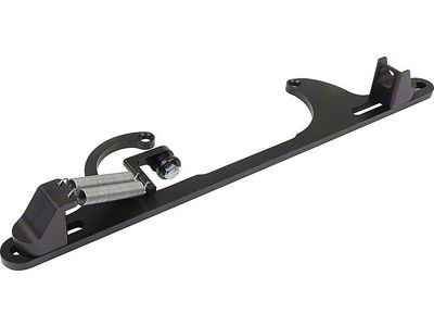 Allstar Performance Throttle Bracket for Holley Carbs and GM Throttle Cable; Black (Universal; Some Adaptation May Be Required)