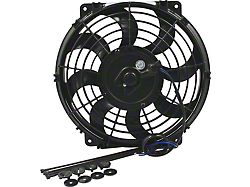Allstar Performance Electric Fan with 11-Inch Curved Blade; 1080 CFM (Universal; Some Adaptation May Be Required)