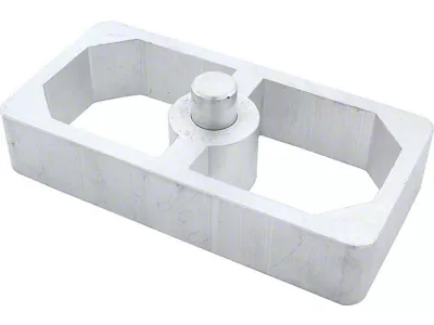 Allstar Performance Aluminum Lowering Block for Leaf Springs; 1-Inch (Universal; Some Adaptation May Be Required)