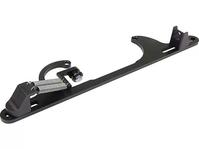 Allstar Performance Throttle Bracket for Holley Carbs and GM Throttle Cable; Black (Universal; Some Adaptation May Be Required)
