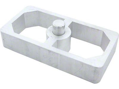 Allstar Performance Aluminum Lowering Block for Leaf Springs; 1-Inch (Universal; Some Adaptation May Be Required)