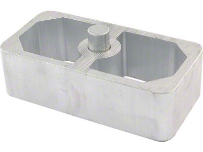 Allstar Performance Aluminum Lowering Block for Leaf Springs; 2-Inch (Universal; Some Adaptation May Be Required)