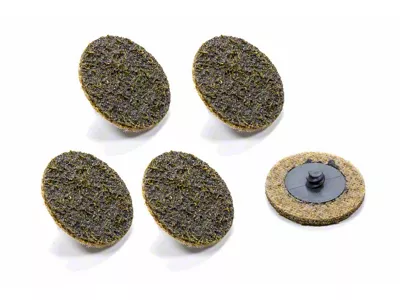 Allstar Performance 2-Inch Twist Lock Cleaning Discs; Coarse; 5-Pack