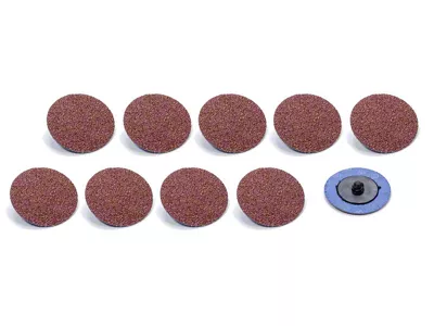 Allstar Performance 2-Inch Twist Lock Sanding Discs; 60 Grit; 10-Pack