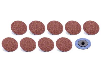 Allstar Performance 2-Inch Twist Lock Sanding Discs; 80 Grit; 10-Pack