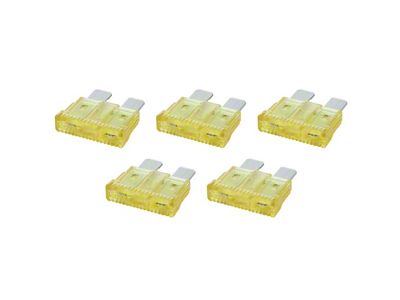 Allstar Performance ATC/ATO Fuses; 20 AMP; 5-Pack