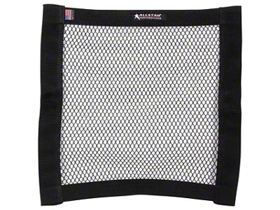 Allstar Performance Mesh Style Window Net; 18x18-Inch; Black (Universal; Some Adaptation May Be Required)