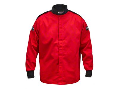 Allstar Performance Single Layer Driving Jacket; SFI 3.2A/1; Red