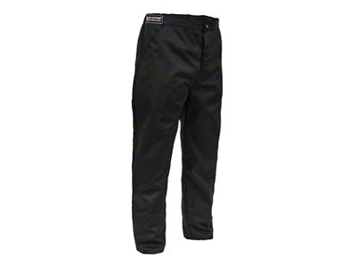Allstar Performance Single Layer Driving Pants; SFI 3.2A/1; Black