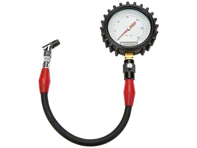 Allstar Performance Tire Pressure Gauge; 0 to 30 PSI
