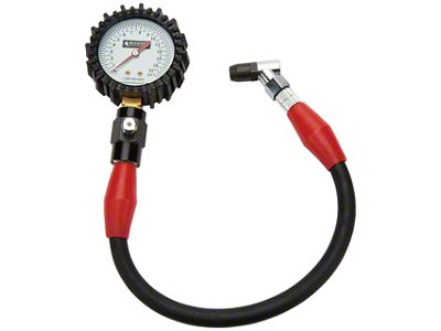 Allstar Performance Tire Pressure Gauge; 2-1/4-Inch; 0-15 PSI; Glow Face