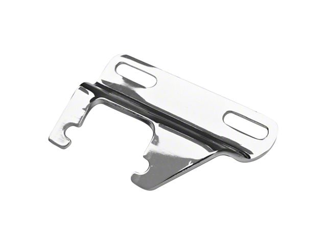 Alt. Bracket; Fits SB Chevys Thru '68; Side Mount with Headers; Chrome; Steel