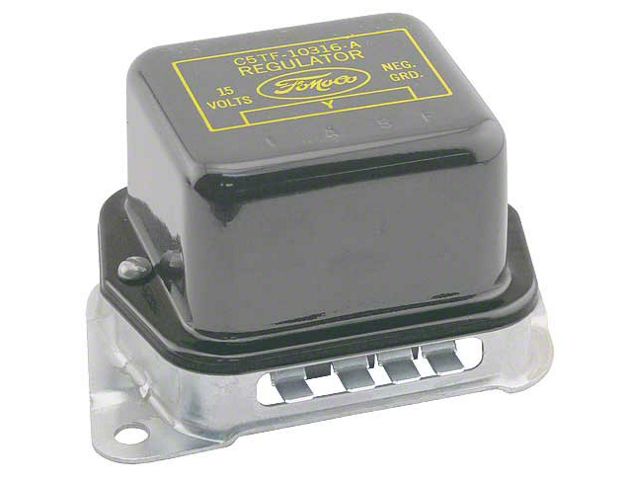 Alternator Voltage Regulator - With Power Convertible Top Or A/C - Before 12-64 - Falcon & Comet