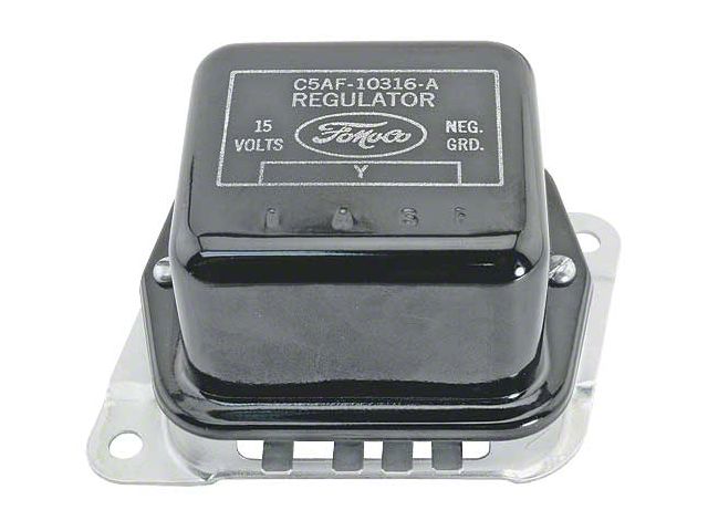 Alternator Voltage Regulator - Without Power Convertible Top Or A/C - Before 12-64