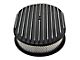 Aluminum Black 12'' Air Cleaner Paper Filter Polished Finned
