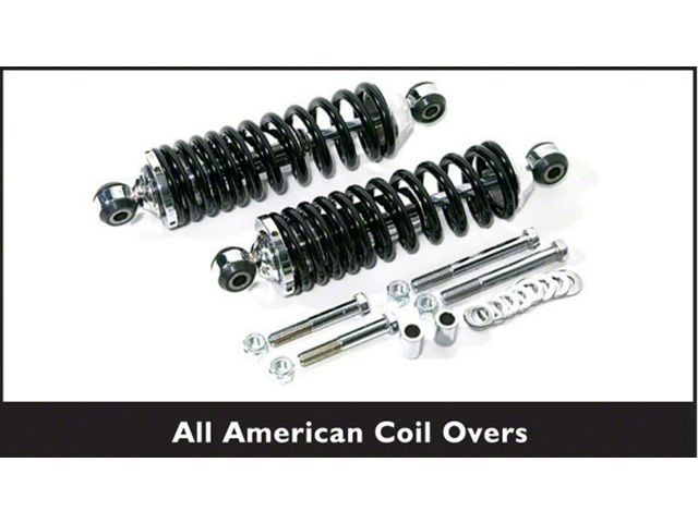 Aluminum Coil-Over Shocks, Rear, 4-Link Upgrade, Falcon, 1960-1965