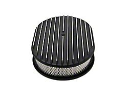 Aluminum Oval Air Cleaner Paper Filter, Black, 12