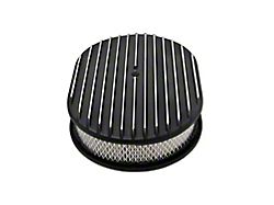 Aluminum Oval Air Cleaner Paper Filter, Black, 12
