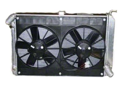 Aluminum Radiator / Fan Module Assembly, Small Block / Big Block, With Automatic Transmission 4139025A Corvette 1963-1972