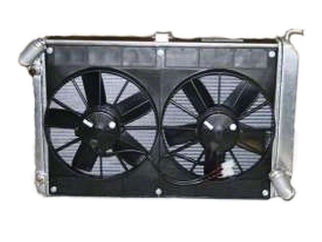 Aluminum Radiator / Fan Module Assembly, Small Block / Big Block, With Automatic Transmission 4139025A Corvette 1963-1972