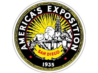 America's Exposition-San Diego 1935 - Window Decal