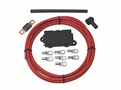 American Autowire High Amp Alternator Connection Kit; 6-Gauge (Universal; Some Adaptation May Be Required)