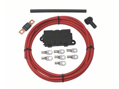American Autowire High Amp Alternator Connection Kit; 6-Gauge (Universal; Some Adaptation May Be Required)