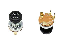Universal Two-Speed Wiper Switch with Park Position (Universal; Some Adaptation May Be Required)